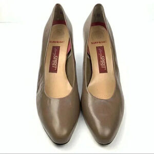 Easy spirit womens heels size 11 taupe vintage 80s career